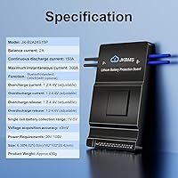 JKBMS Smart BMS 8S-24S 150A 2A Active Balance BMS — image 2