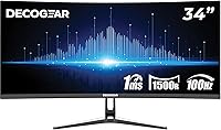 Deco Gear 34-Inch Curved Ultrawide Monitor DGLUX340 — image 1