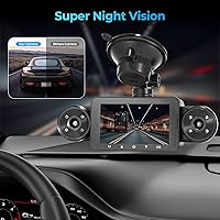 WHFNRU W6 4-Channel Dash Cam 360° View — image 7