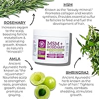 Qhemet Biologics MSM + Rosemary Scalp Nutrients Balm 4 oz — image 3