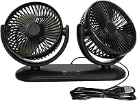 TriPole DC201 Dual Head Car Fan — image 1