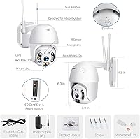BESDERSEC A6 Pan Tilt Outdoor Security Camera — image 6