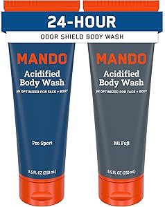 Mando Acidified Body Wash - 8.5oz (Pack of 2) - Pro Sport & Mt Fuji Review