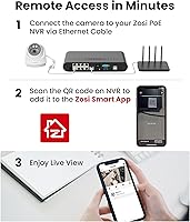 ZOSI C220 8CH 4MP PoE Home Security Camera System — image 6