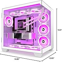 ANSAITE W9 Mid-Tower Gaming PC Case — image 9