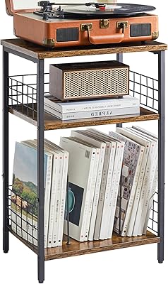 YMYNY 3 Tier Record Player Stand