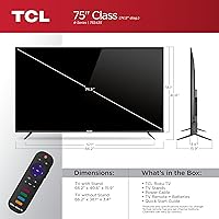 TCL 75-inch Class 4-Series 4K UHD HDR Smart Roku TV 75S435 — image 3