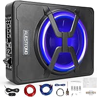 ALIESTFDNO IT-CA01 10 Inch 800W Under-Seat Powered Car Subwoofer — image 1