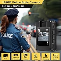 rgjzkgn 1080P FHD Body Camera with Audio and Video Recording, 128GB, Night Vision — image 2