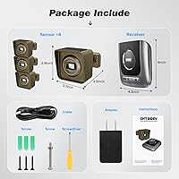 Chtoocy Solar Driveway Alarm 4 Sensors 1 Receiver — image 7