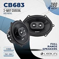 Orion CB683 6x8″ 3-Way Coaxial Car Speakers — image 2