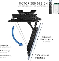 VIVO MOUNT-E-FD70S Electric Flip Down Swiveling Ceiling TV Mount — image 4