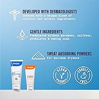 Carpe Sweat Absorbing Foot Lotion & Foot Exfoliating Scrub Regimen — image 2