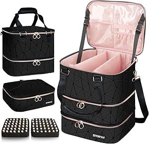 SIYNPAV Nail Polish Organizer Bag Review