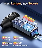 YUHUO Compressed Air Duster 360000 RPM Electric Air Duster — image 4