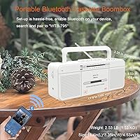 WISCENT WTB-795 Cassette Player Boombox — image 4