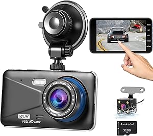 Avokadol Dual Dash Cam with 32GB SD Card Review