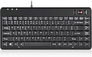 Perixx PERIBOARD-505H Wired Mini Keyboard with Trackball Review