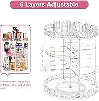 V-Hanver 360° Rotating Makeup Organizer — image 7