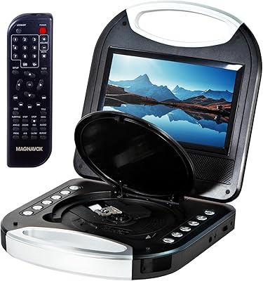 Magnavox MTFT750-BK Portable 7-inch TFT DVD/CD Player
