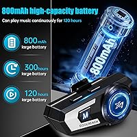 Khptop X7 Motorcycle Helmet Bluetooth Headset — image 3