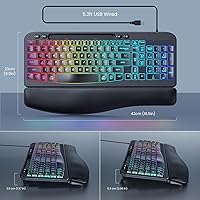 VEILZOR Ergonomic Backlit Keyboard — image 5
