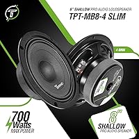Timpano TPT-MB8-4 Slim 8-Inch Midbass Speaker — image 2