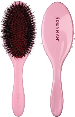 Denman Boar Bristle Hair Brush – Pink Crush