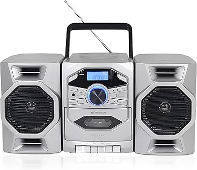Emerson EPB-4000-SL Portable CD/Cassette Player Boombox