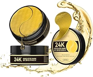 ZZILME 24k Gold Under Eye Patches, 60 Pcs Review