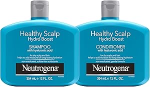 Neutrogena Healthy Scalp Hydro Boost Shampoo & Conditioner Set, 12 Fl Oz (Set of 2)