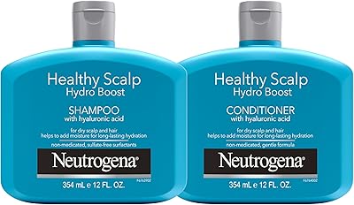 Neutrogena Healthy Scalp Hydro Boost Shampoo & Conditioner Set, 12 Fl Oz (Set of 2)