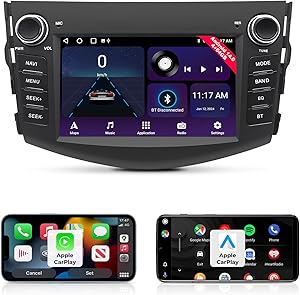 NVGOTEV Android 14 Car Stereo for Toyota RAV4 2006-2012, 7-Inch IPS Touchscreen Review