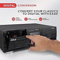 PyleUsa PT659DU.5 Dual Stereo Cassette Tape Deck — image 2