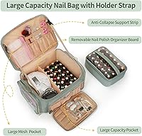 Bagmoly Nail Polish Organizer Green — image 2
