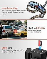 TUIFAC GT806 3 Channel Dash Cam 2.5K+1080P+1080P — image 4