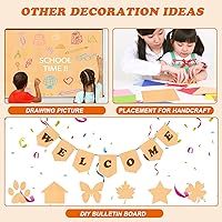 EggSun Peach Pink Fabric Bulletin Board Paper Roll 14.8FT x 47IN — image 4