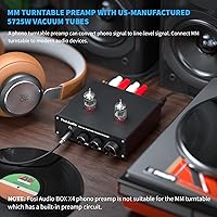 Fosi Audio BOX X4 Phono Preamp with 5725W Vacuum Tubes — image 2