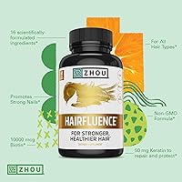 ZHOU Hairfluence Hair Growth Supplement 60 VegCaps — image 3
