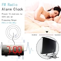 ThreeH H-AC55Red Radio Digital Clock — image 5