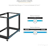 StarTech 4POSTRACK42 42U Mobile Open Frame Server Rack — image 3