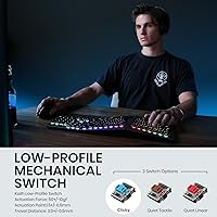 Perixx PERIBOARD-835BL Wireless Ergonomic Mechanical Keyboard — image 3