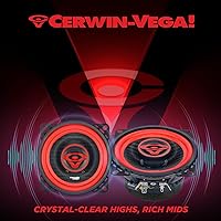 Cerwin-Vega V4 4-inch 2-Way Coaxial Car Audio Speakers — image 4