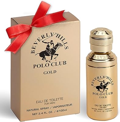 Beverly Hills Polo Club GOLD Cologne for Men 3.4oz