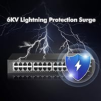 YuLinca F2602GP 24-Port PoE Switch with 2 Gigabit Uplinks — image 8