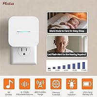 AIDA Door Alarm Wireless Ring Chime Sensor — image 4