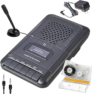 Deluxe Products DP-CASR-101 Portable Cassette Player Tape Recorder Review
