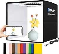 DEPTHLAN Foldable Photo Box 12 Background Colors LED Studio Kit — image 1
