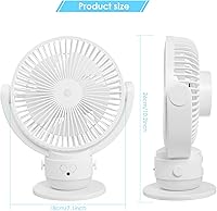 OGZ Portable Fan 7-inch with Remote and Timer — image 7
