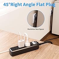 VNJ Outdoor Power Strip with 3 AC Outlets, IPX6 Waterproof, 15FT Extension Cord — image 6